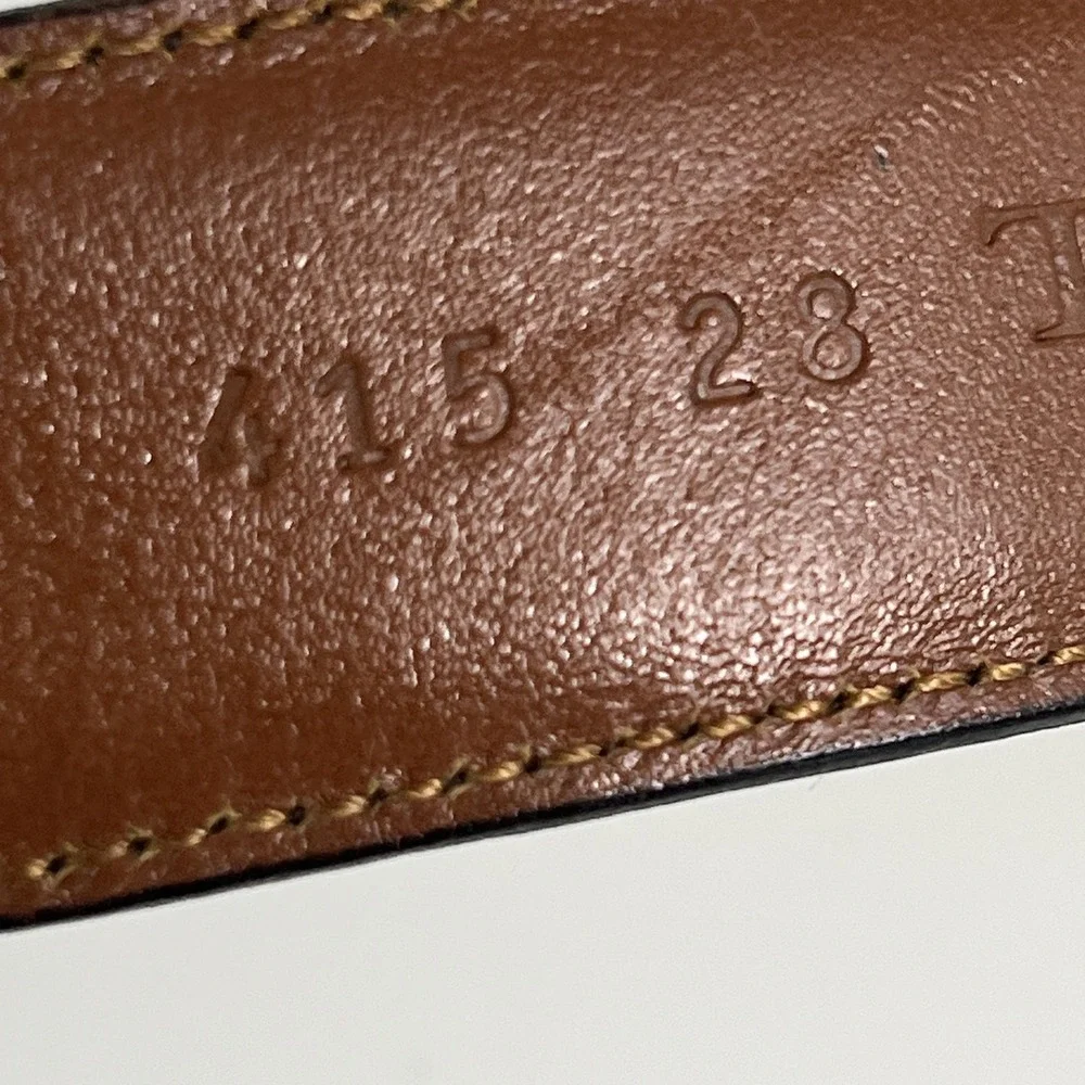 Trafalgar Belt Mens 32 Brown Croc Embossed Leather Western Dress Buckle USA
